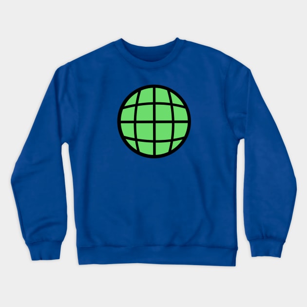 Planeteers Shirt Logo Crewneck Sweatshirt by BigOrangeShirtShop